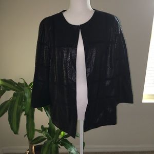 Alfred Dunner jacket black size 16